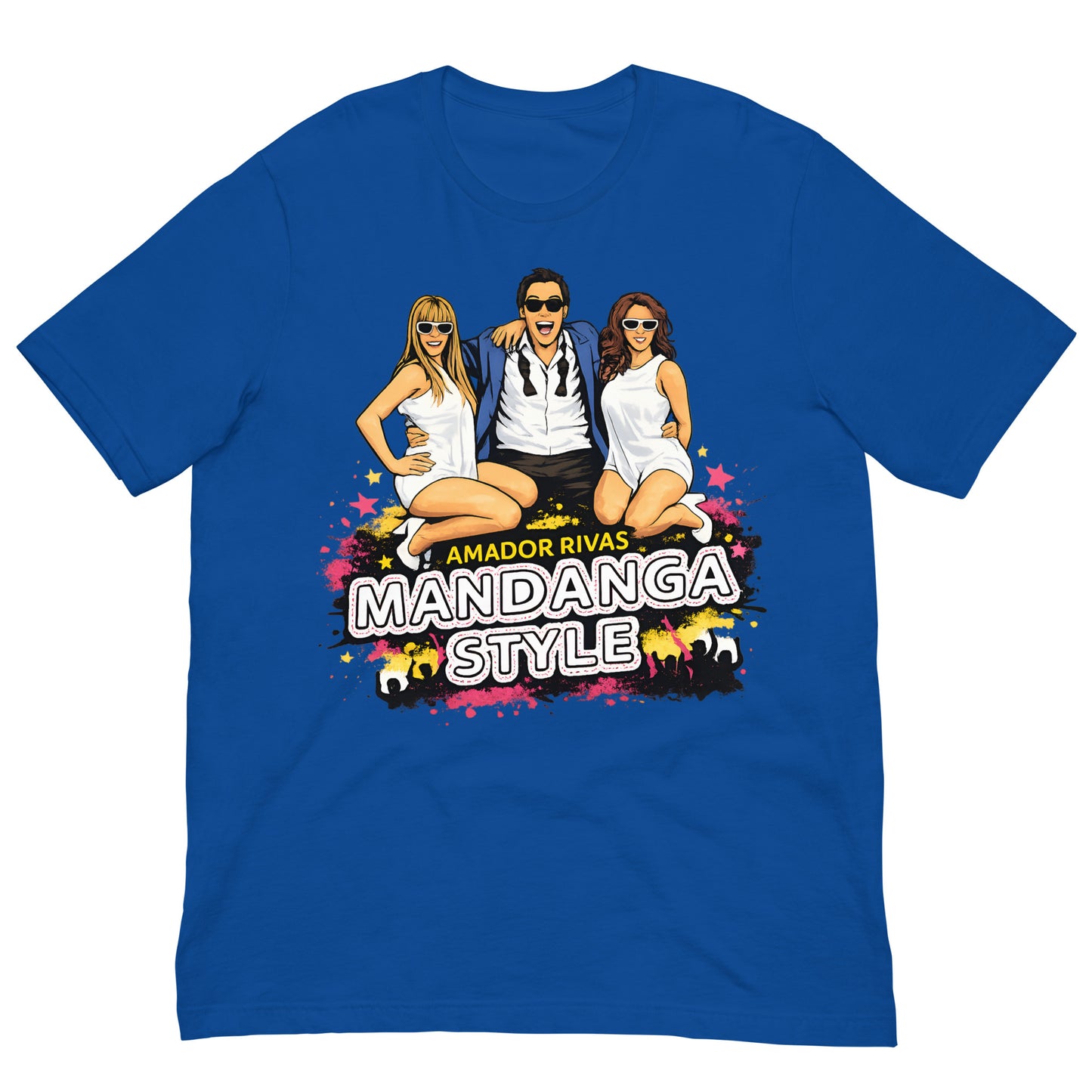 camiseta mandanga style amador la que se avecina azul royal