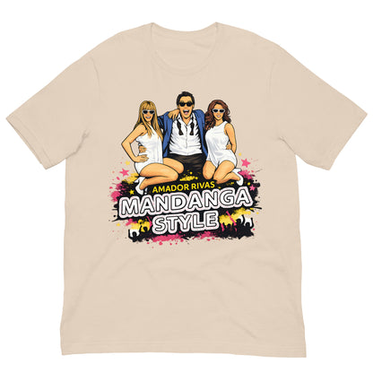 camiseta mandanga style amador la que se avecina beige