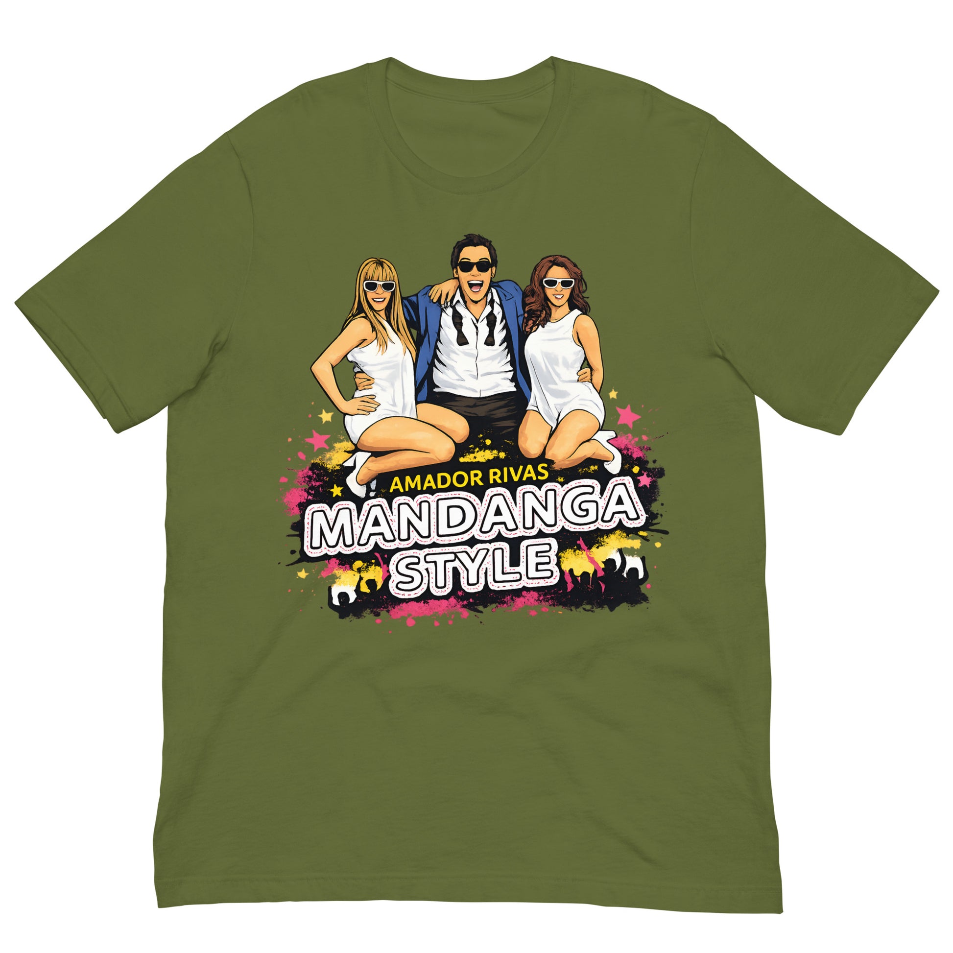 camiseta mandanga style amador la que se avecina verde oliva