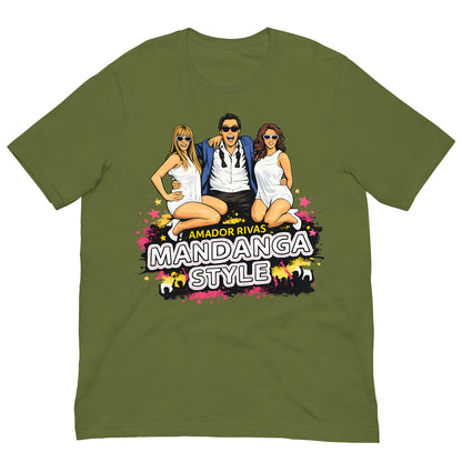 camiseta mandanga style amador la que se avecina verde oliva