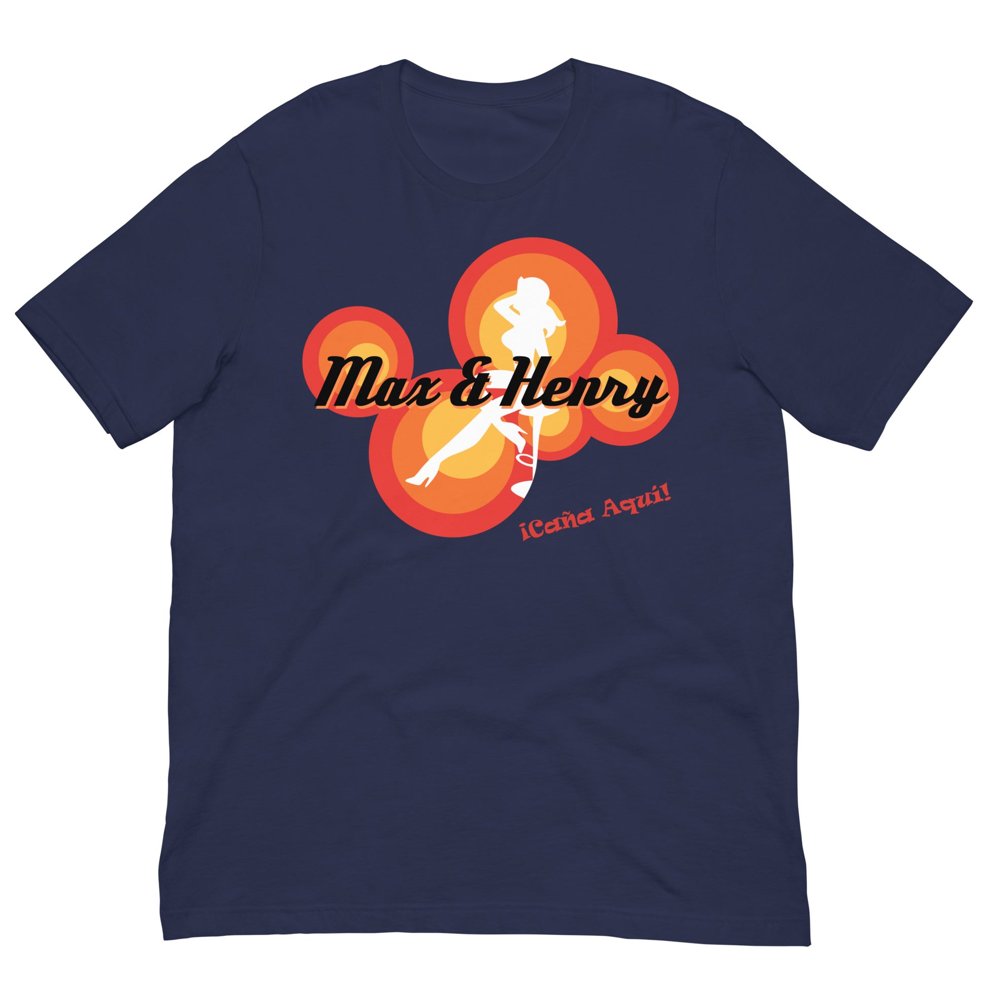 camiseta max and henry bar azul marino