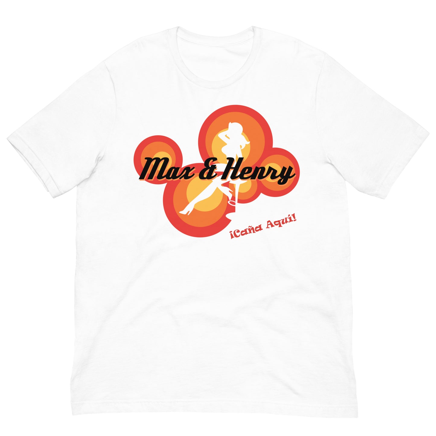 camiseta max and henry bar la que se avecina en color blanco