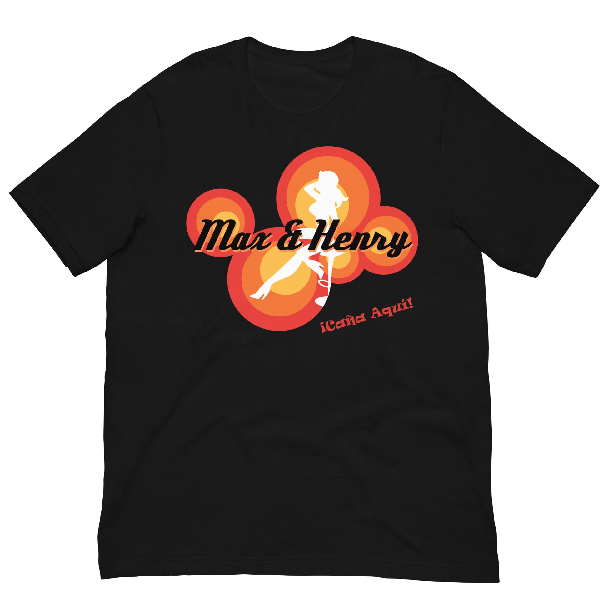 camiseta max and henry bar la que se avecina en color negro