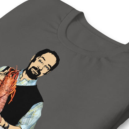 trasera de camiseta mayorista no limpio pescado de antonio recio de la que se avecina en color gris