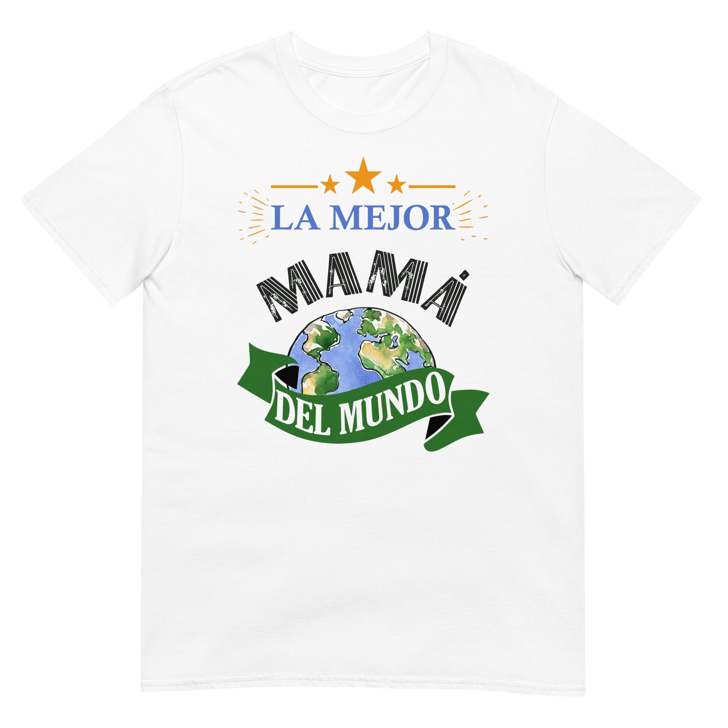 camiseta la mejor mama del mundo blanca