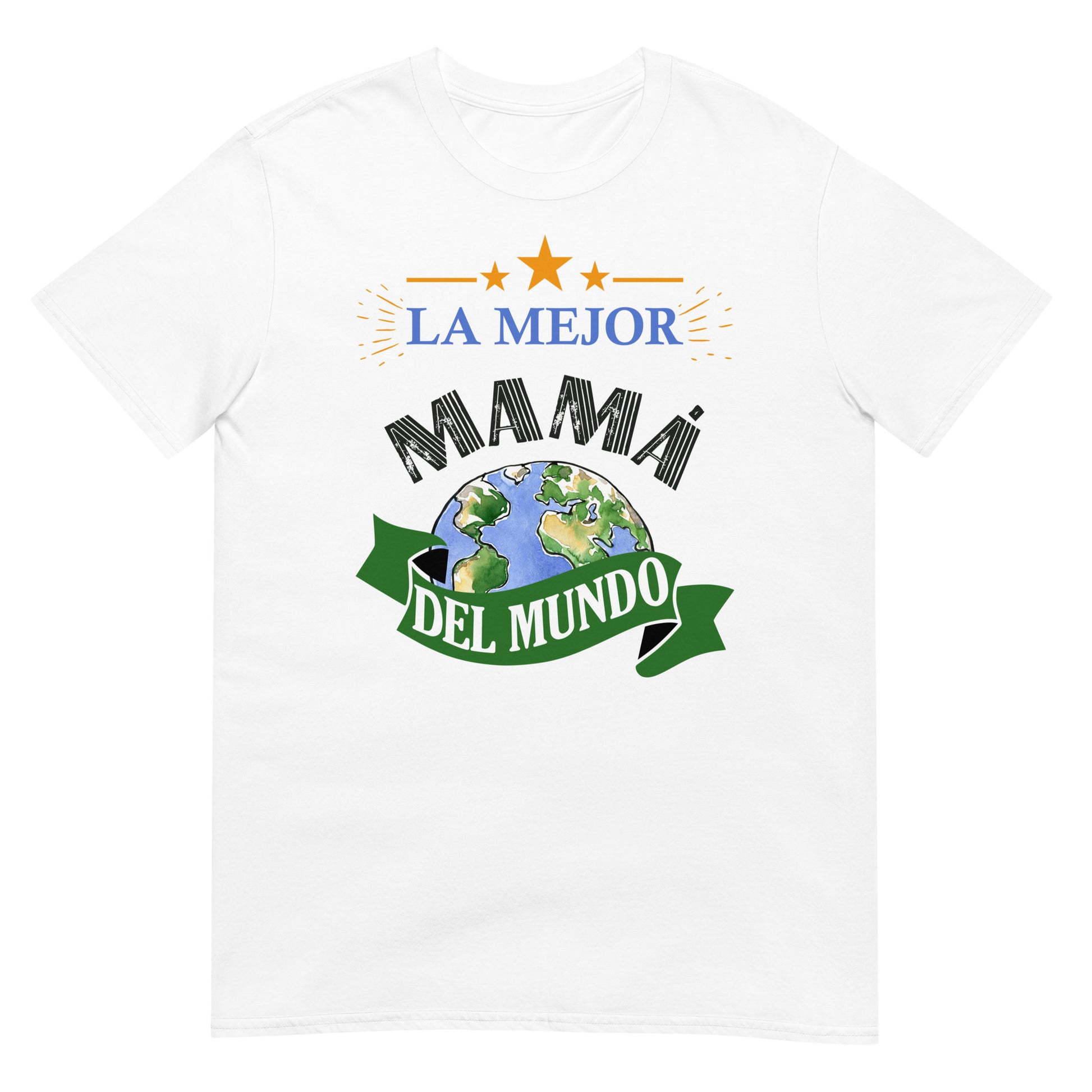 camiseta la mejor mama del mundo blanca