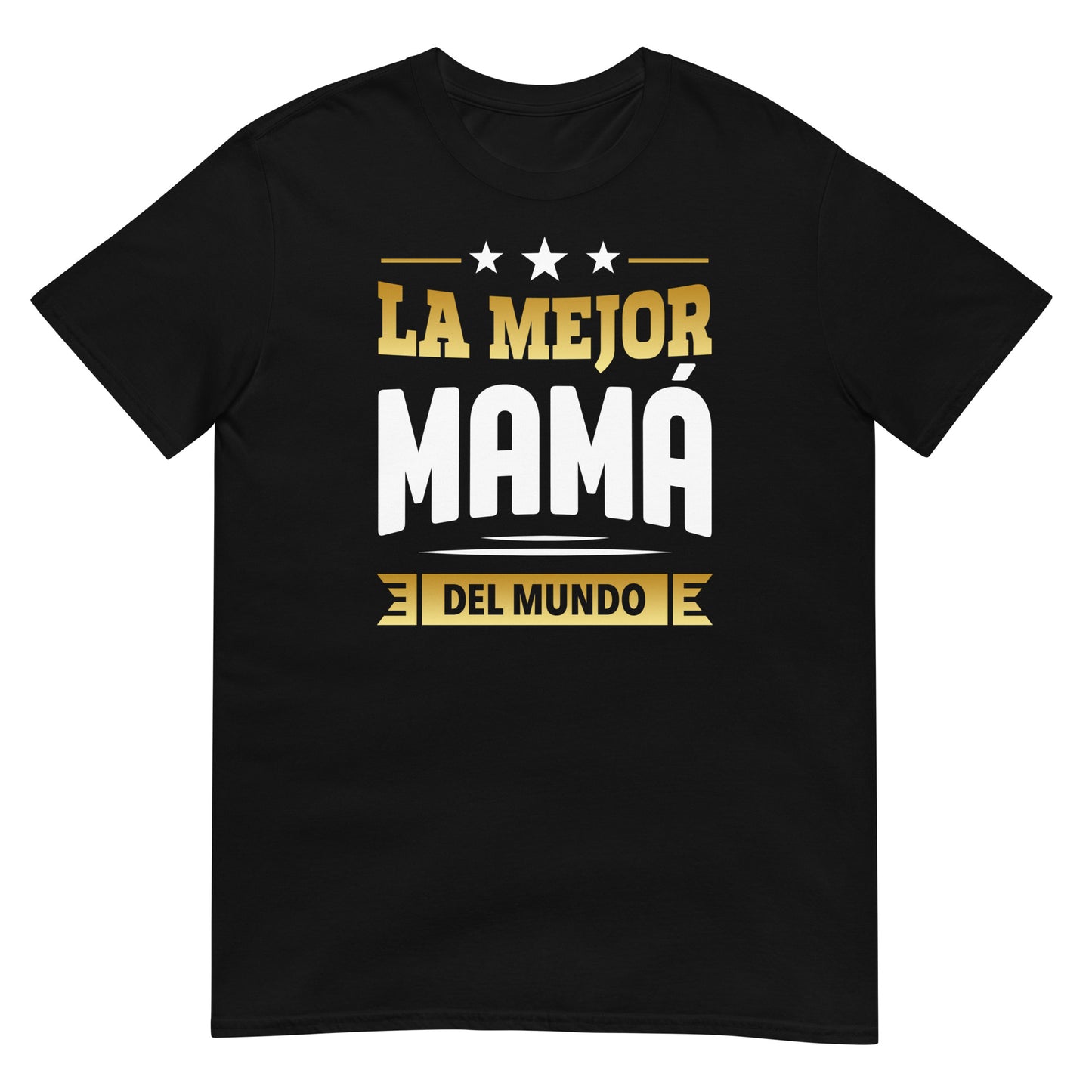 camiseta la mejor mama del mundo negra