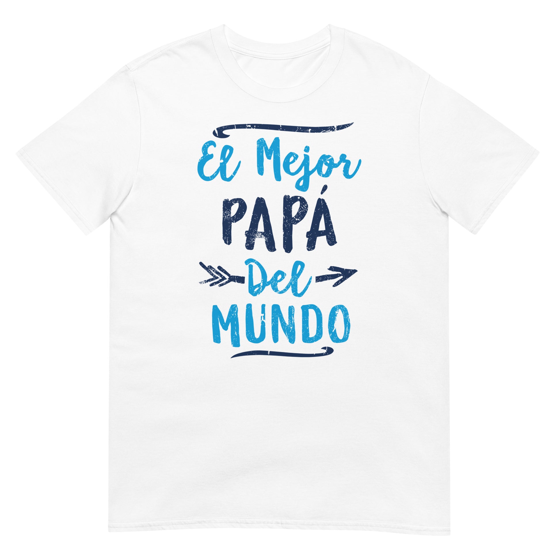 camiseta el mejor papa del mundo blanca
