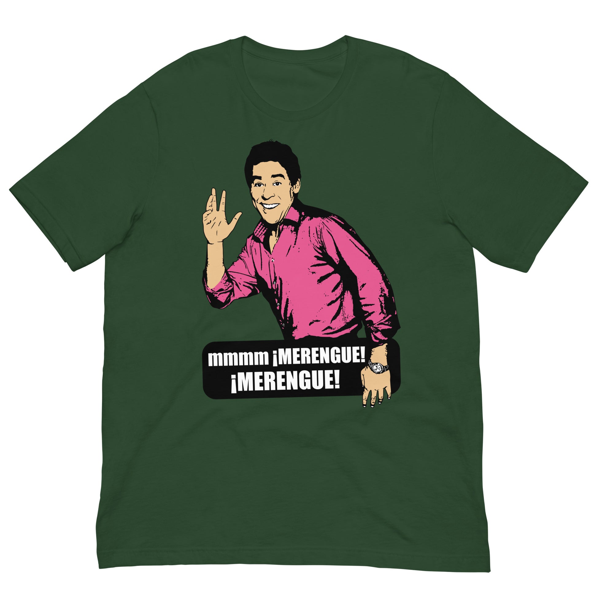 camiseta merengue merengue de amador de la que se avecina en color verde botella