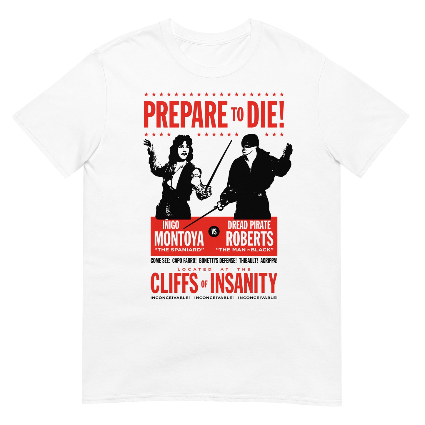 camiseta inigo montoya dread pirate roberts la princesa prometida blanca
