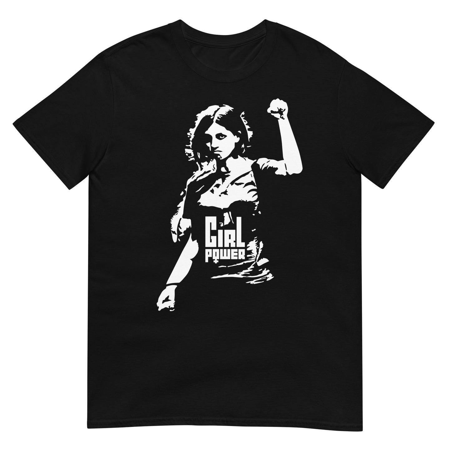 camiseta mujer empoderada girl power negra