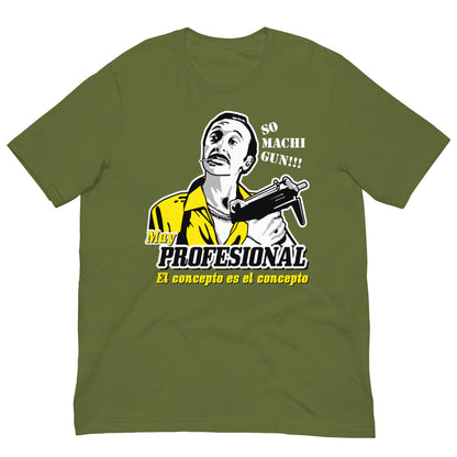 camiseta muy profesional airbag pazos en color verde oliva
