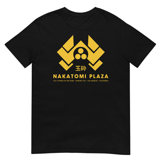 camiseta nakatomi plaza la jungla de cristal negra