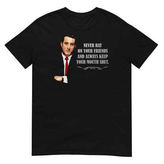 camiseta gangster robert de niro goodfellas negra