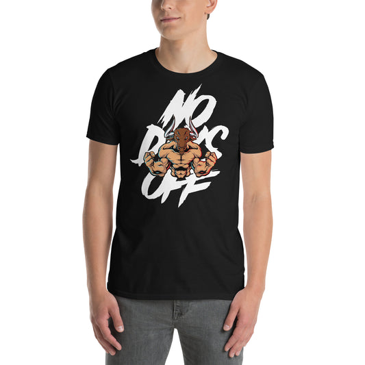 hombre con camiseta no days off gym gimnasio fitness en color negro