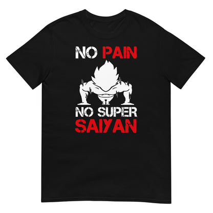 camiseta no pain no gain gym gimnasio fitness en color negro