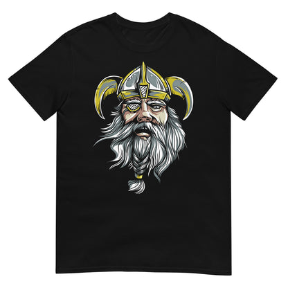 camiseta odin dios vikingo negra