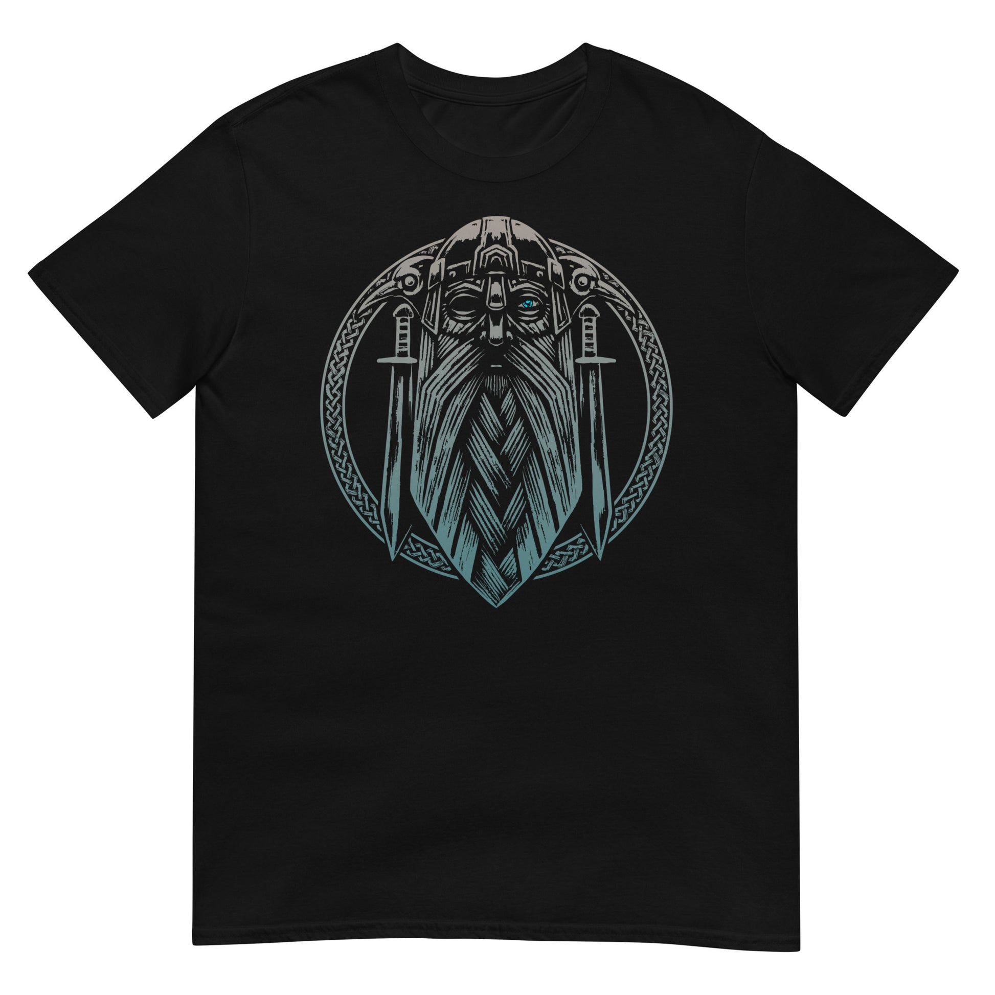 camiseta odin vikingo negra
