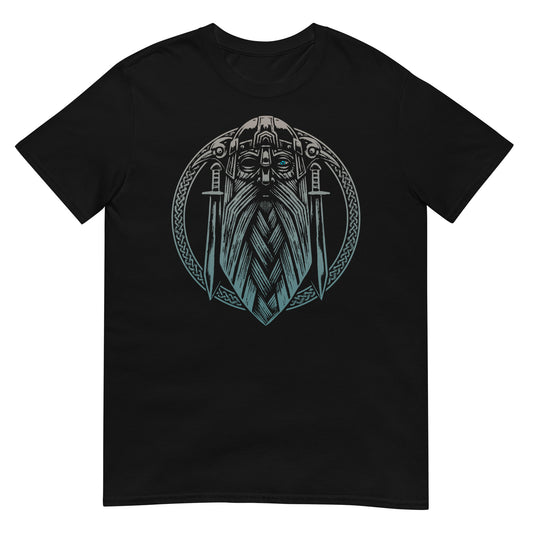 camiseta odin vikingo negra