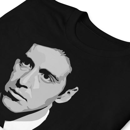 detalle de camiseta oferta nada the godfather negra