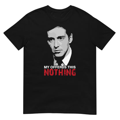 camiseta oferta nada el padrino negra