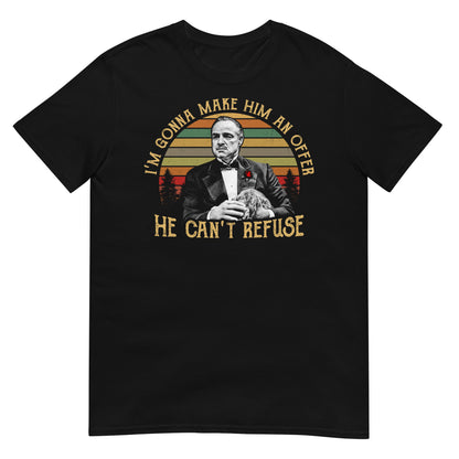camiseta el padrino le hare una oferta que no podra rechazar negra