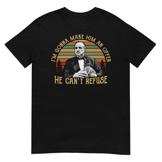 camiseta el padrino le hare una oferta que no podra rechazar negra