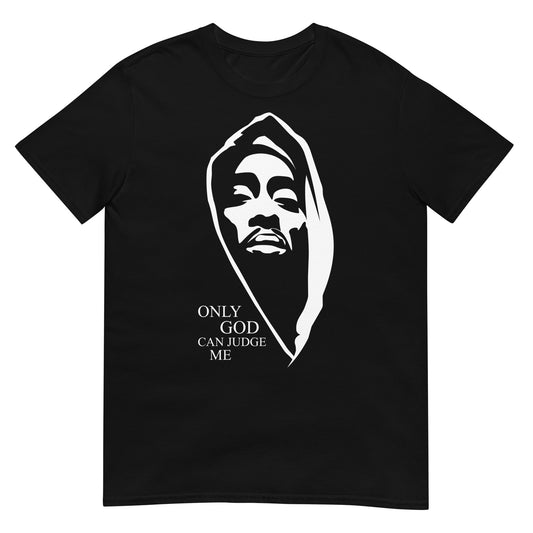 camiseta only god can judge me 2pac negra