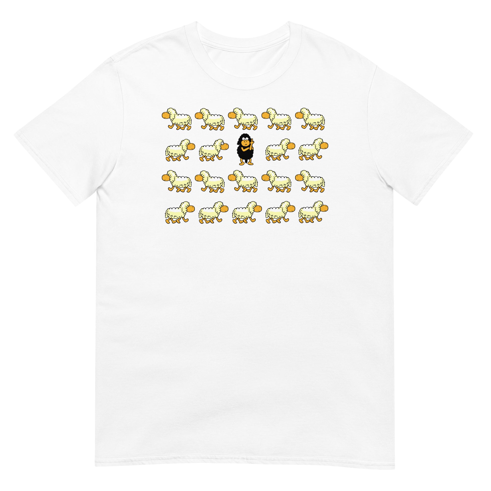 camiseta oveja negra color blanco