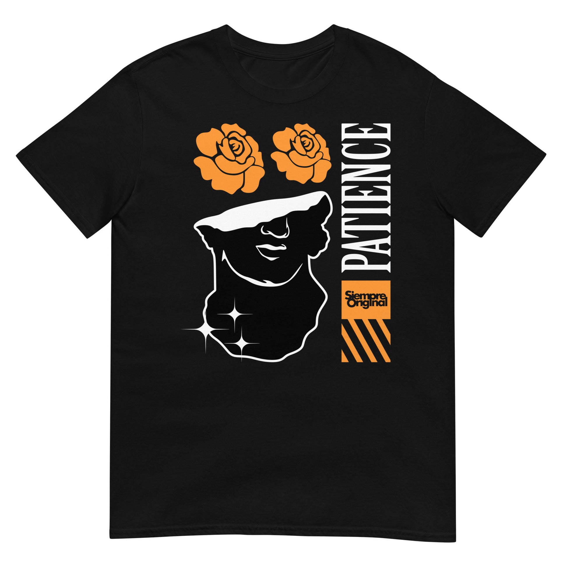 camiseta patience siempre original urban en color negro