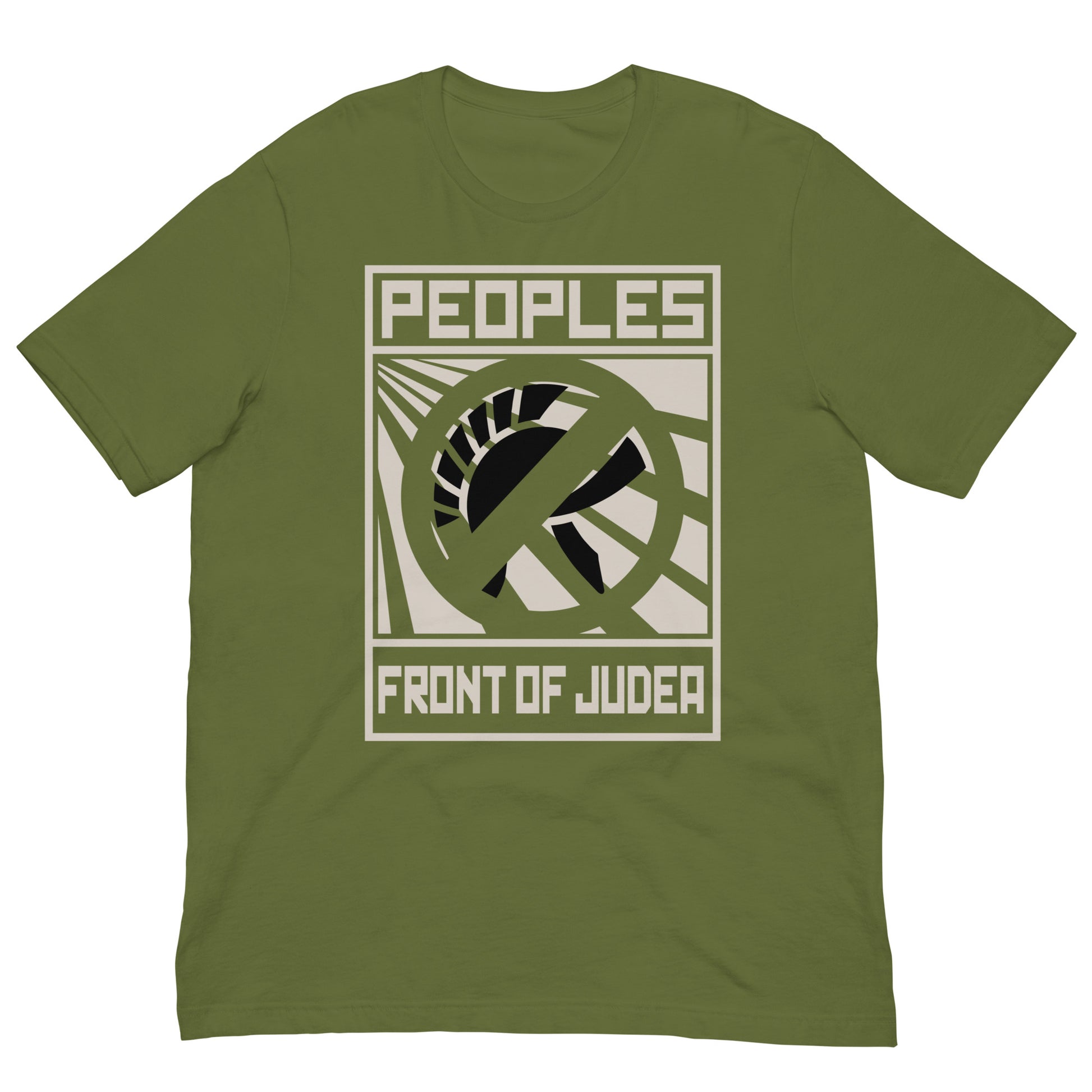camiseta frente popular de judea la vida de brian verde oliva