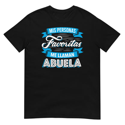 camiseta mis personas favoritas me llaman abuela negra