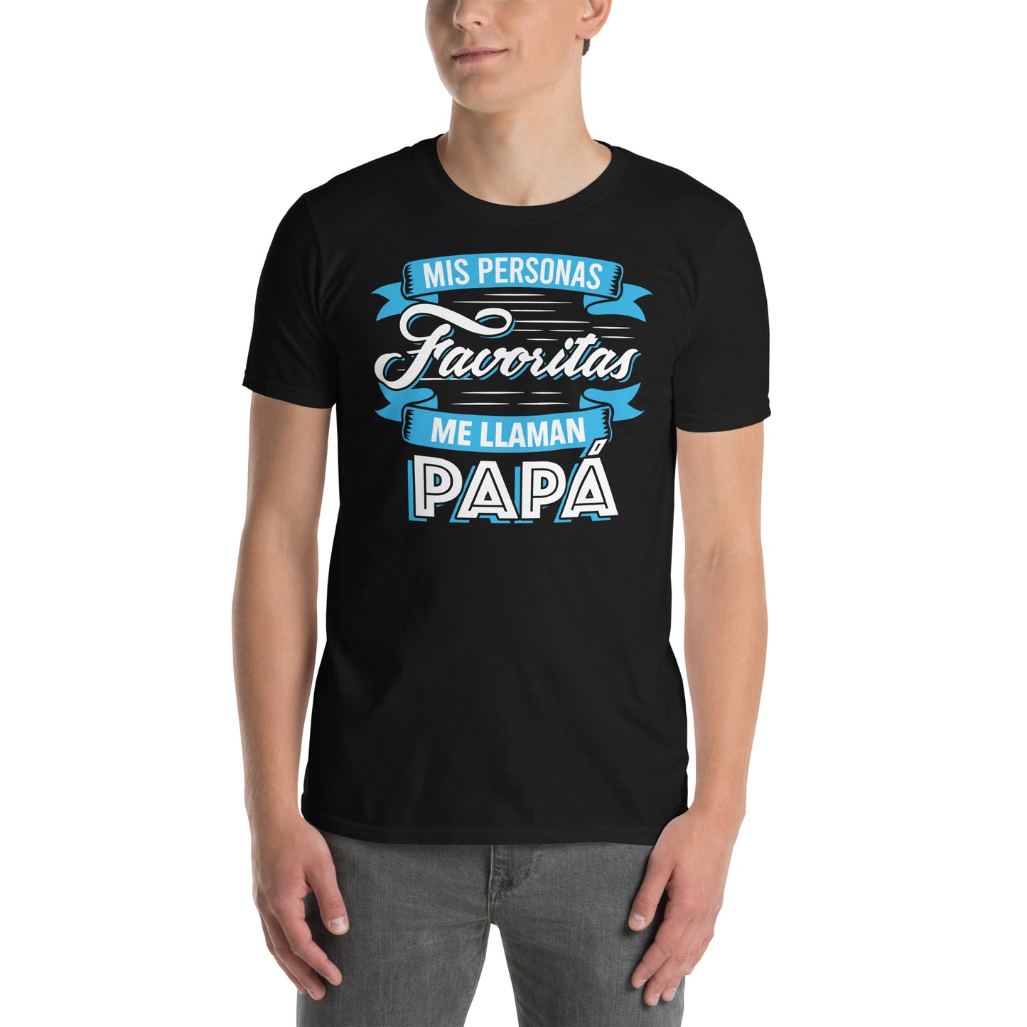 hombre con camiseta mis personas favoritas me llaman papa negra