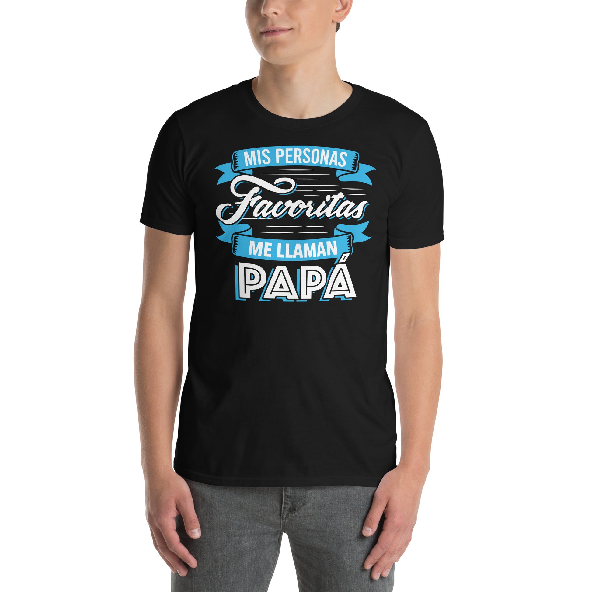 hombre con camiseta mis personas favoritas me llaman papa negra