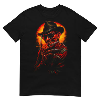 Camiseta negra inspirada en Freddy Krueger de Pesadilla en Elm Street 
