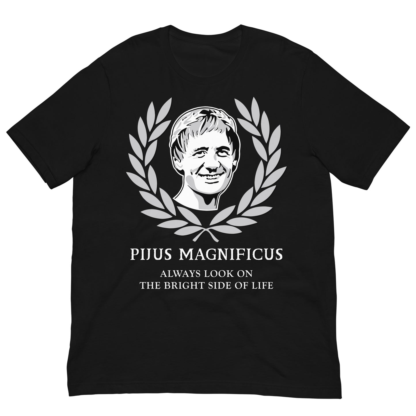camiseta pijus magnificus la vida de brian negra