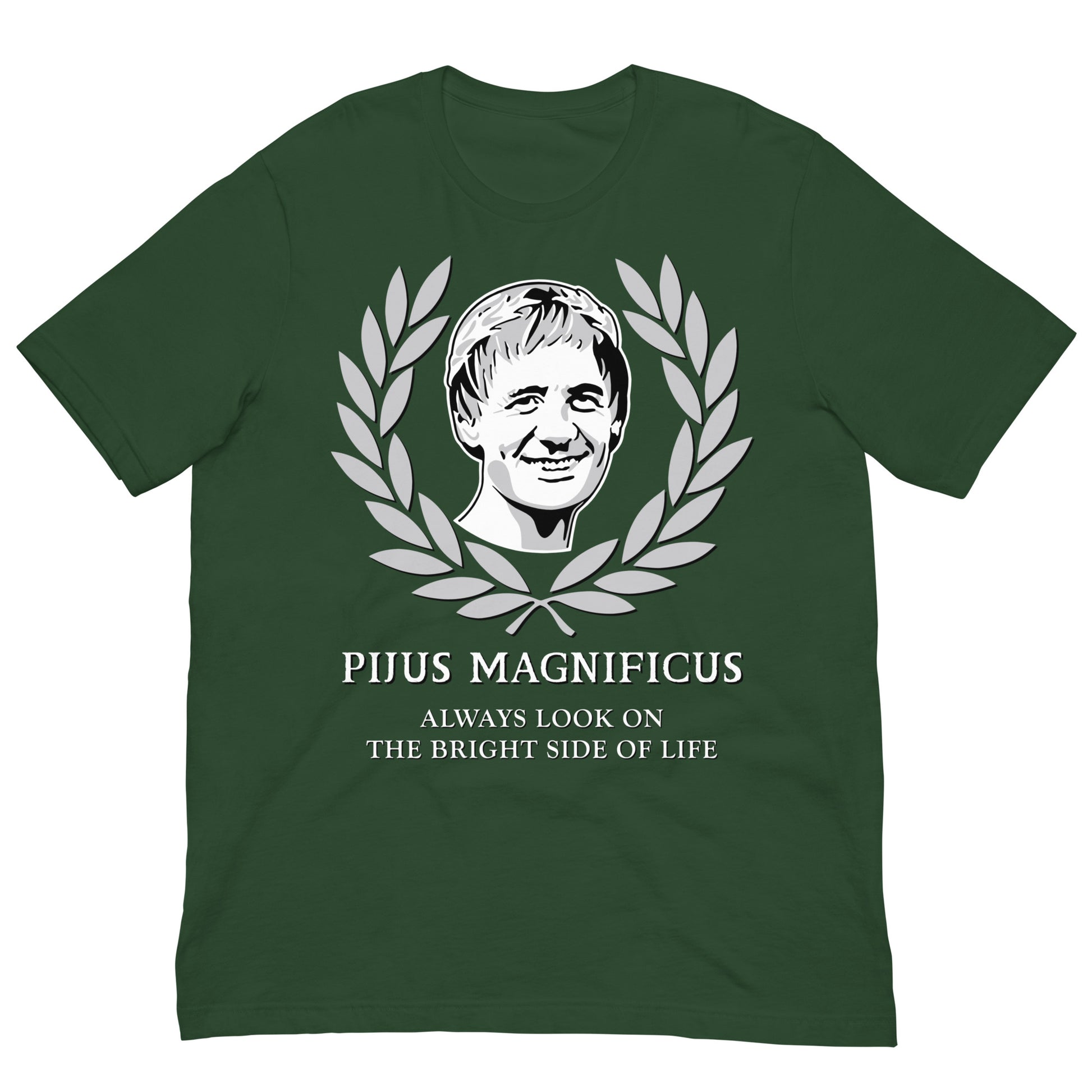 camiseta pijus magnificus la vida de brian verde botella