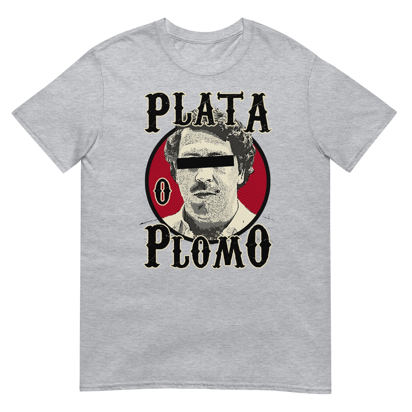 camiseta plata o plomo pablo escobar gris