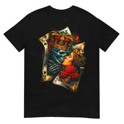 camiseta poker amor eterno negra