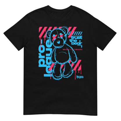 camiseta pro-logue teddy bear siempre original urban en color negro