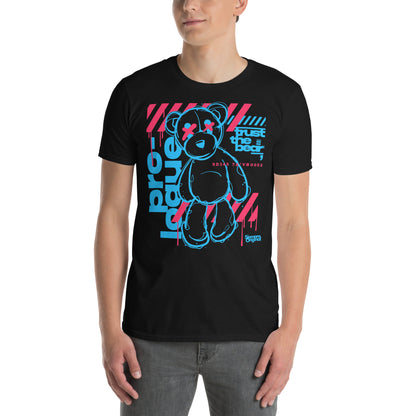 hombre con camiseta pro-logue teddy bear siempre original urban en color negro