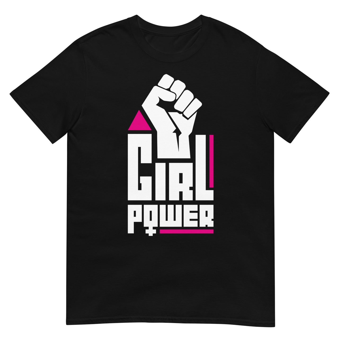 camiseta puno feminista girl power negra