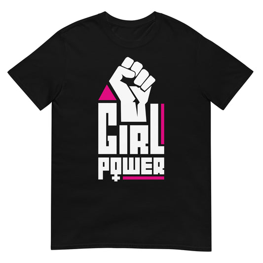 camiseta puno feminista girl power negra