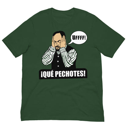 camiseta que pechotes verde botella