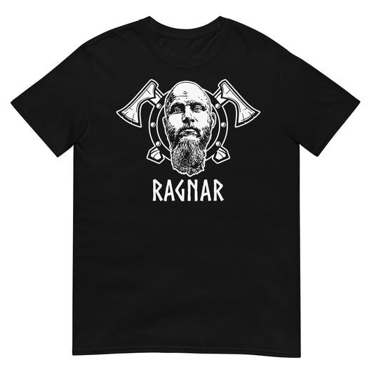 camiseta ragnar lodbrok lothbrok vikings en color negro