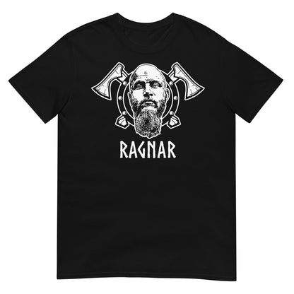 camiseta ragnar lodbrok vikings negra