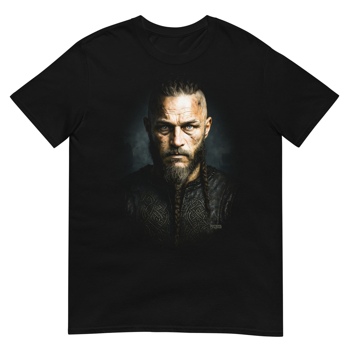 camiseta ragnar lodbrok vikings negra