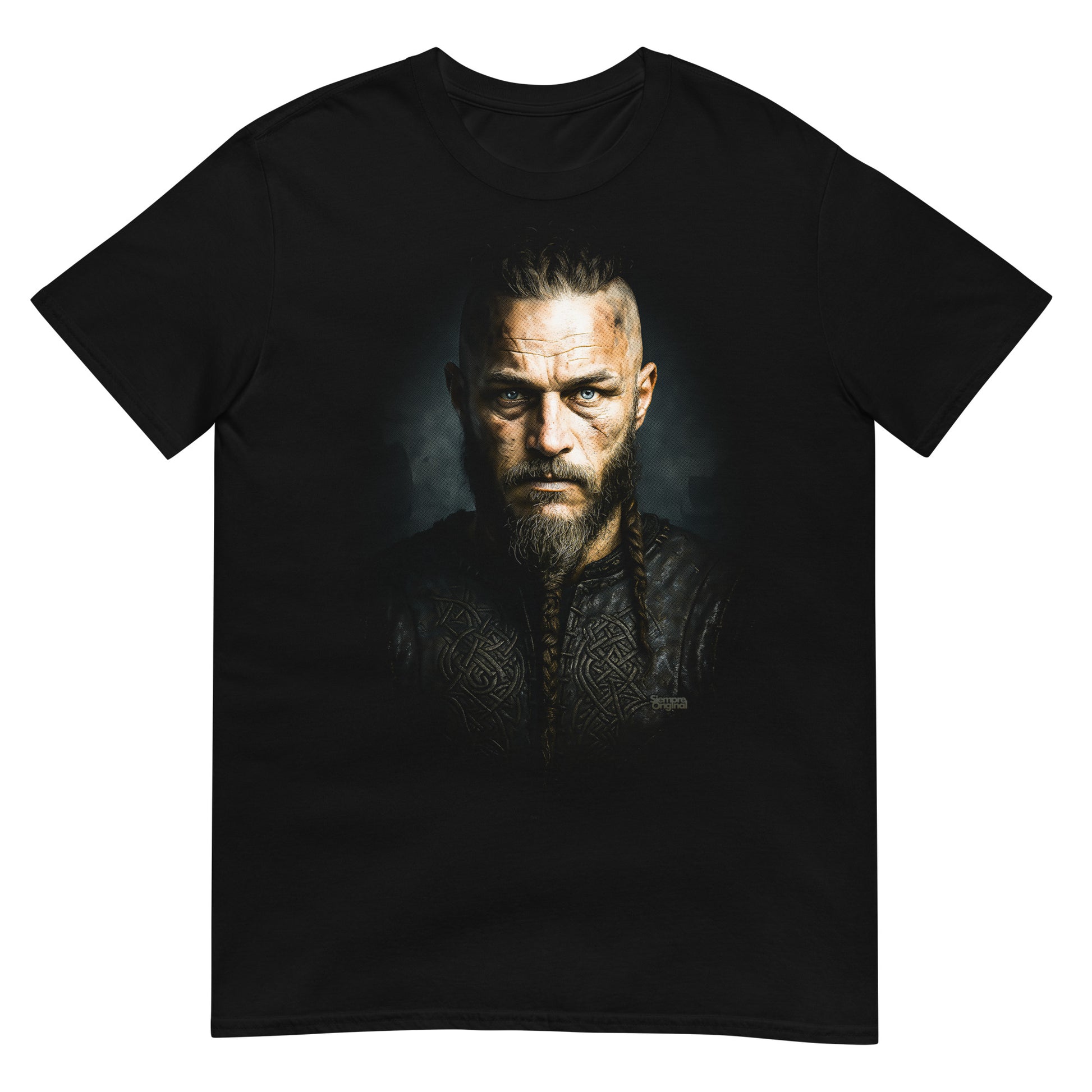 camiseta ragnar lodbrok vikings negra
