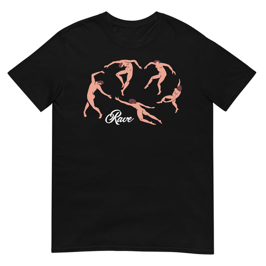camiseta rave arte moderno danza matisse negra