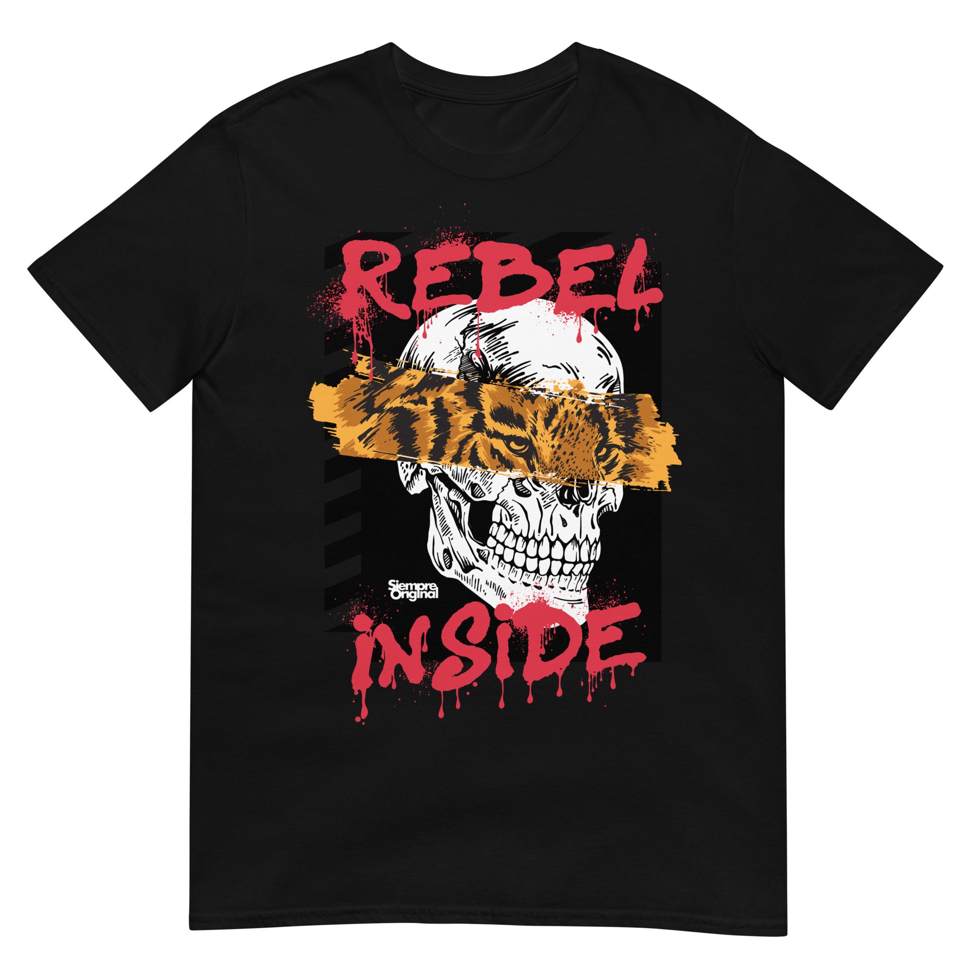 camiseta rebel inside siempre original urban en color negro